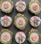 JeVenis Rose Flower Cake Frame Mold Cake Cupcake Decoration for Wedding Baby Bridal Shower