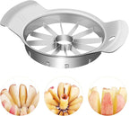 Supercenter Apple Cutter and Slicer - Stainless Steel Apple Corer - 4.72 Inch Apple Corer Tool with 12 Super Sharp Blades, Lightweight Apple Slicer and Corer & Dishwasher Safe