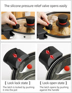 Efficient Pressure Cooker Set Pressure Cooker Recipes Electric Stove Energysaving Cooking Utensils Energy Efficient