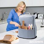 BAGSPRITE Stretchy Stand Mixer Cover with Appliance Slider- Washable Appliance Cover Compatible with Kitchenaid Mixer5/4.5 Quart - Dust Cover with Pockets for Kitchen Aid Accessories and Attachments