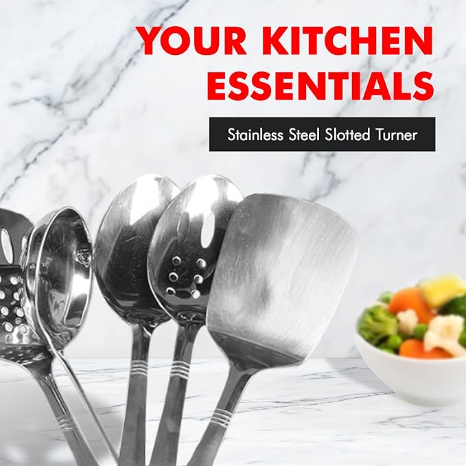 Chef Craft Stainless Steel Slotted Turner