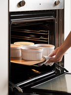 LE TAUCI Ramekins 16 OZ Oven Safe, Ceramic Souffle Dishes for Oven, Custard Cups, Creme Brulee Dishes, Porcelain Large Ramekins, Pudding Ramiken, Dipping Sauces, Set of 6, White