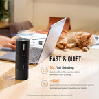 STARESSO Discovery Ⅱ PLUS Portable Electric Coffee Grinder - Low Noise, USB Rechargeable, Adjustable Grind Settings, Easy Cleaning for Espresso, French Press, Pour-Over, Cold Brew