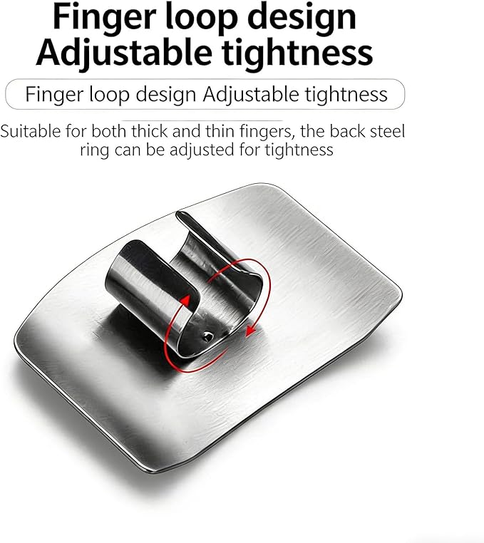 Stainless Steel Kitchen Gadgets Set, Multi-Purpose Cooking & Food Preparation Accessories for Meat, Cheese, Vegetables, Salad, Hamburger & Cake (4Pcs)