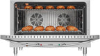 KoolMore 32 in. Commercial Countertop Convection Oven, Holds Full Size Pans, 4 Racks and 3500W of Power, 240V in Stainless-Steel, ETL Listed for Safety and Sanitation (KM-CTCO-44)