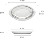 Thunder Group Oval Au Gratin Dish, 20-Ounce