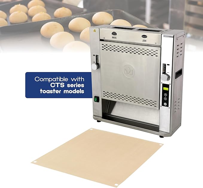 Prince Castle Release Sheets for CTS Series Toaster, Non-Stick Sheets and Commercial Toaster Oven Liners for Bread, Buns and More