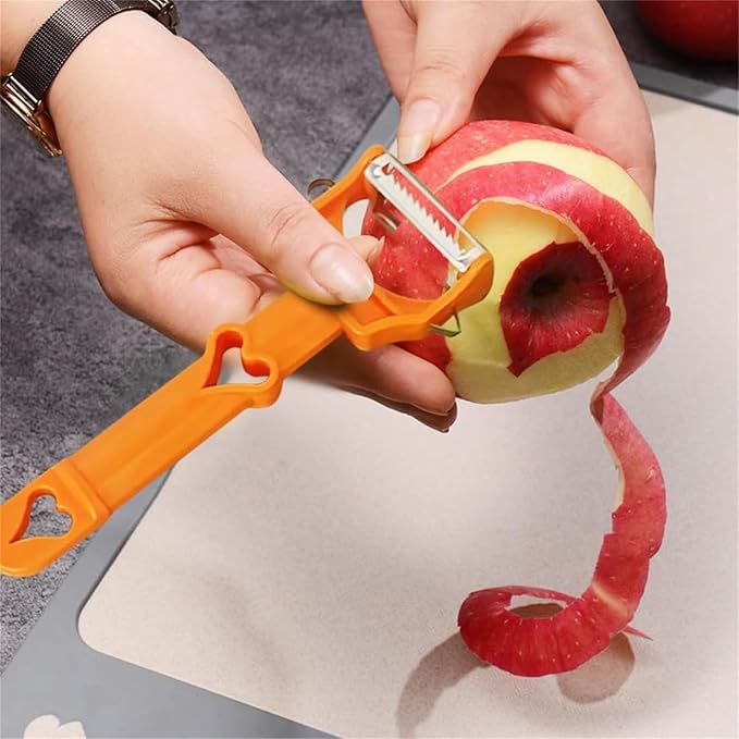 Pelador Multifuncional 2-En-1, Multi Cutter and Julienne Set with Grating Plate, Multifunctional Kitchenware Set, For Fruits and Vegetables (1pcs)