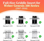 Full Size Griddle for Weber Genesis 300 Grill E310, E330, E320-6788 Full Size Griddle Insert for Genesis S310, S320, S330 Gas Grills, for Weber Part 7524, 7528
