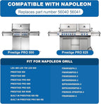 SafBbcue 56040 56041 Reversible Griddle Compatible with Charcoal/Gas Grills Napoleon Prestige 500 Pro 500 Parts Napoleon Built-In/LEX Series Grills, Compatible with Charbroil, Traeger, Pit Boss Grill