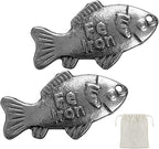 2 Pcs Iron Fish Cooking Tool, Lucky Iron Fish For Iron Deficiency, Natural Iron Supplement To Support Iron Levels For Vegans, Athletes, Children, Iron Fish For Cooking, Great Gift