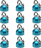 Stainless Steel Stovetop Whistling Tea Kettle 3 Liter (3-Quart) Classic Teapot with Ergonomic Handle, Works on Induction Cooktops-Turquoise, Pack of 12