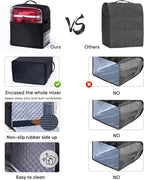 BAGSPRITE Stand Mixer Cover with Appliance Sliders Base Compatible with KitchenAid Mixer-Storage Bag for 4.5/5 Quart with Pockets for Kitchen Aid Accessories and Attachments