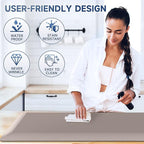StepRite 4/5 Inch Thick Kitchen Mat Anti Fatigue Mat Kitchen Rugs Kitchen Decor Non-Slip, Stain & Water Resistant, Kitchen Mats Desk Mat for Kitchen, Office, Workshop, Khaki, 17'' x 39''