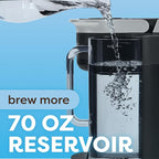 Keurig K-Brew+Chill Iced or Hot Single-Serve K-Cup Coffee Maker with MultiStream and QuickChill Technology, 70oz. Removable Reservoir