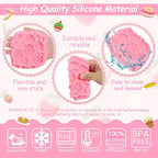 1 Pcs Rose Fondant Mold, Exquisite Flower Candy Silicone Mold, for Home Kitchen Baking Cookies Chocolate Salted Dough Almond Candy Flower Paste Chewing Gum DIY Resin Crafts Clay Shapes Soap