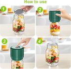 UNERVER M11 Electric Mason Jar Vacuum Sealer Kit - Vacuum Sealer for Wide & Regular Mouth Canning Jars