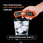 Instant Read Meat Thermometer, Meat Thermometer Digital with 0.5s Fast Reading, IPX5 Waterproof Cooking Thermometer with ±0.5℉ Accuracy, Food Thermometer for Candy, Grill, Milk, Bake, Oven and Brewing