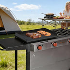 Flat Top Griddle for Camp Chef 2 Burner Griddle, 16" x 24" Fry Griddle Replacement Part for Camp Chef Tundra, Expedition 3X, Big Gas Grill 16, Outdoor BBQ Camping Grills Accessories