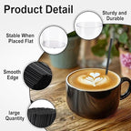 600 Pcs Black Coffee Stirrers Stir Sticks Set - Acrylic Stir Stick Holder Cocktail Straws Bar Straws Drink Stirrers for Coffee Juice Whiskey Home Kitchen Party Supplies