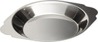 Royal Industries Round Au Gratin, Stainless Steel, 10 oz, Silver