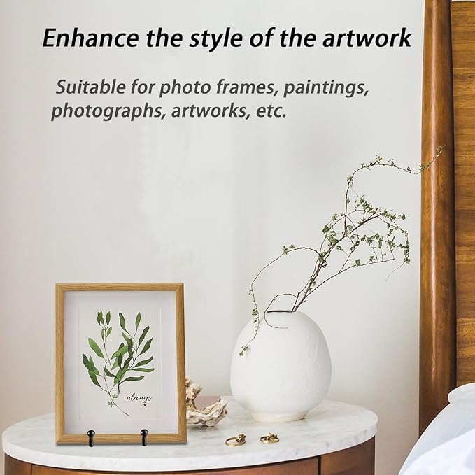 3 Pcs Plate Stands for Display,6 Inch Plate Holder Display Stand, Metal Frame Bracket for Book, Picture, Decorative Plate, Photo, and Platter, Desktop Display Shelf, Tabletop Art