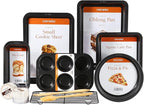 CHEFMADE Bakeware Set, 11-Piece Nonstick Kitchen Baking Set Carbon Steel Oven Bakeware