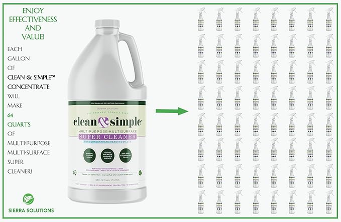 All-Purpose | Household Cleaner | clean & simple™ SUPER CLEANER concentrate
