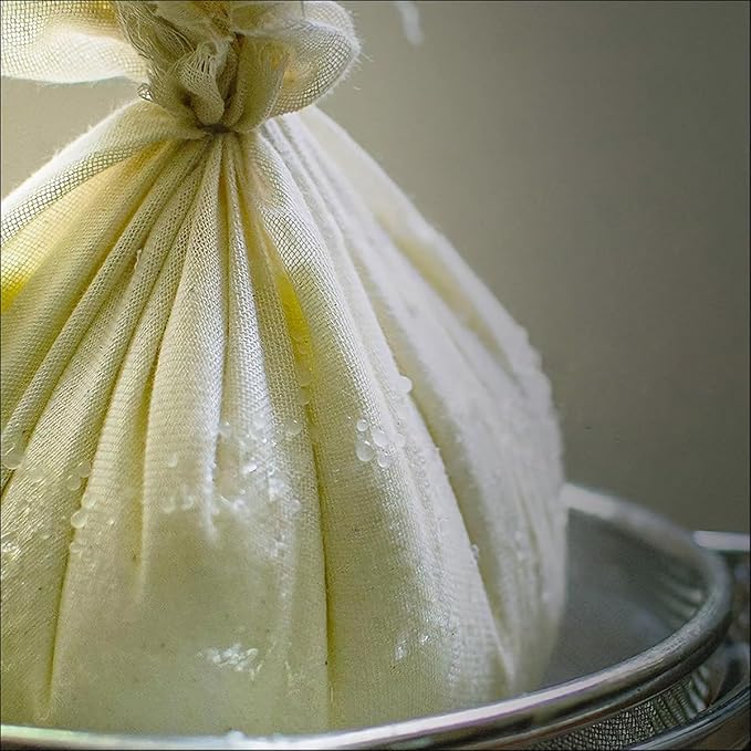 15 Pcs Cheese Cloths for Straining, 20x20 Inch Grade 100 Precut Cheese Cloth With Fabric Fine Mesh Cloth, 100% Unbleached Cotton, Reusable Muslin Cheesecloth for Straining, Juicing, Cooking Turkey
