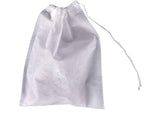 TamBee 8" x 10" Tea Bags DIY Disposable Bag Reusable Tea Bags for Loose Tea Empty Drawstring Seal String Bag Non Woven for Coffee Cook Bath Desiccant 100 Pcs