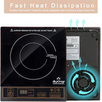 Duxtop 1800W Portable Induction Cooktop Countertop Burner, Gold 8100MC/BT-180G3