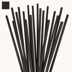 [2,000 Count] 5 Inch Plastic Stirrer Straws Sticks (Black) Short Coffee Sip Straws