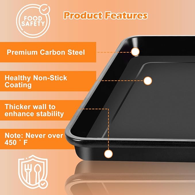 Air Fryer Grill Pan for Ninja Foodi DT251 DT201 DT200 Digital Countertop Oven, 13.6 * 11.6'' Air Fryer Grill Plate Crisper Plate Rack Accessories Replacement Parts Tray,Dishwasher Safe
