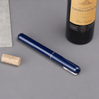 IPEROT Wine Bottle Opener, IPEROT Air Pressure Wine Corkscrew With Cutting Wine Bottle Foil Knife, Effortlessly Open Wine Bottles Without Damaging Corks, Easy-to-Use (Blue)