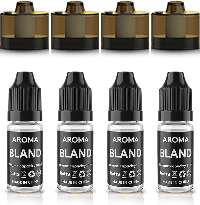 Cocktail Bubble Smoke Gun Accessories, 10 ml, Includes 4 Contains, 4 Aromatic Flavor Oils, Bland Flavor