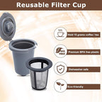 KEEPOW Reusable Filter Cup for Coffee Maker Filter Replacement Parts, Reusable Coffee Filters for Single Serve Coffee Maker for HomeBarista Reusable Filter Cup,1 Pack