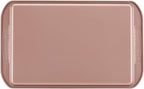 Farberware Nonstick Bakeware, Nonstick Cookie Sheet / Baking Sheet - 10 Inch x 15 Inch, Rose Gold Red