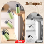 PARACITY 2 in 1 Oil Dipenser Bottle, Stainless Steel (Green-Black)