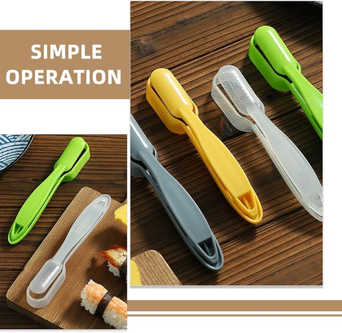 4pcs Sushi Molds Set with Press Type Onigiri Rice Ball Maker, DIY Bento Rice Ball Making Tool for Japanese Cuisine, Kitchen Gadget for Home Cooking, Multi-color