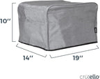 Crutello 6 Slice Toaster Oven Cover - Storage Pockets, Heavy-Duty Dust Covers