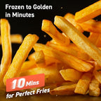 COSORI Air Fryer 2.1 Qt, 4-in-1 Small Mini Airfryer, Bake, Roast, Reheat, 97% Less Oil, Compact & Quiet, Nonstick & Dishwasher Safe Basket, 30 In-App Recipes with Nutrition Facts, Auto-Shut Off, Green