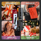 Electric Wine Opener Wine Preserver 2-in-1, Wine Opener Electric Corkscrow at BOTTOM + Vacuum Wine Preserver Pump at TOP | Automatic Wine Opener & Wine Saver COMBINED, Nice Home Gifts