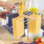 Large Pasta Drying Rack, Stable Pasta Drying Rack Collapsible for Fresh Spaghetti, 304 Stainless Steels Arms Prevents from Sticking, Drying Rack for Homemade Noddles, Tagliatelle, Fettuccine