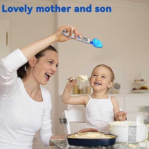 HERCHR Electronic Digital Spoon 500/0.1g Kitchen Scales Measuring Tool Food Scale Spoon Electronic Measuring Spoons Weight Scale Portable Spoon with Scale for Milk, Tea, Flour, Spices