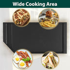 JXGRIDL230 Griddle Replacement Parts for GE Gas Stove Griddle Plate Range Parts GE Stove Pan Gas Cooktop Side 5 Burner Range Cast Iron JGP5030SLSS PGP9030SLSS Cook Top Griddle 1 Pack