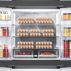 120 Pack Plastic Egg Cartons Cheap Bulk, 12 Count Clear Egg Containers for Fresh Chicken Eggs, 3x4 Grids Refrigerator Egg Trays for Refrigerator Storage, Chicken Farm, Market Display & Commercial Use
