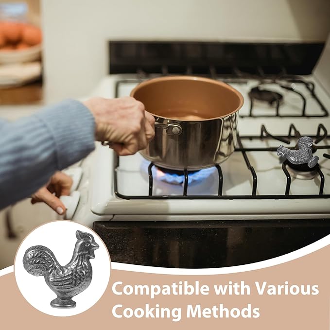 Garneck 2pcs Reusable Cast Iron Chicken Cooking Tool for Natural Iron Supplement for Vegans Athletes Anemia Support Cooking Accessory for Healthy Meals