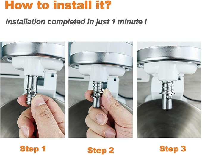 MITCHENIFY Spring and Washer Kit Fit for Kitchenaid Mixer, Quick Install Replacement Accessories and Upgrade Parts, 4 Packs