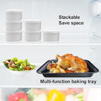Ramekins Set with 6 Silicone Lids, Mothers Day Gifts Creme Brulee Making Set, Set of 6 Porcelain Ramekins, Oven Safe Covered Bowls & Soufflé Ramiken