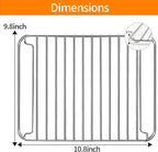 Countertop Toaster Oven Replacement Parts for black and decker 4 Slice Toaster Oven, 10.8×9.8x 0.7'' Stainless Steel Toaster Oven Accessories Wire Rack Baking Rack